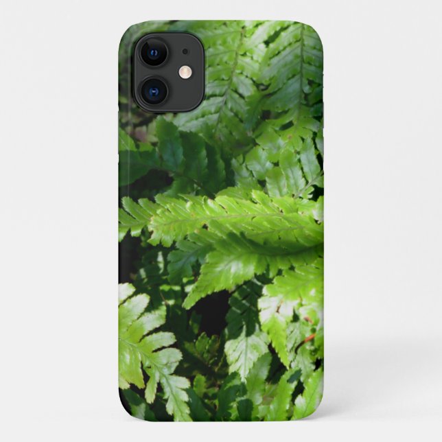 Coques Case-Mate iPhone Végétation botanique Fleurs vertes du printemps (Dos)