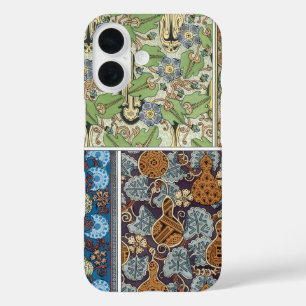Coque Pour iPhone 16 Végétaux Art nouveau floraux vintage, courges