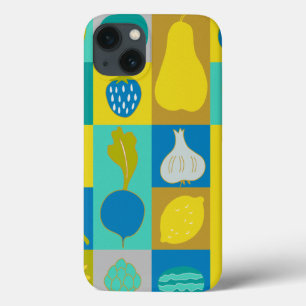 Coques Pour iPhone Veggie Blocks I