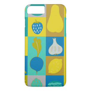 Coques Pour iPhone Veggie Blocks I