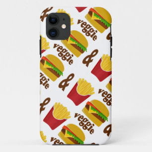 Coque iPhone 11 Veggie Burger et Fries