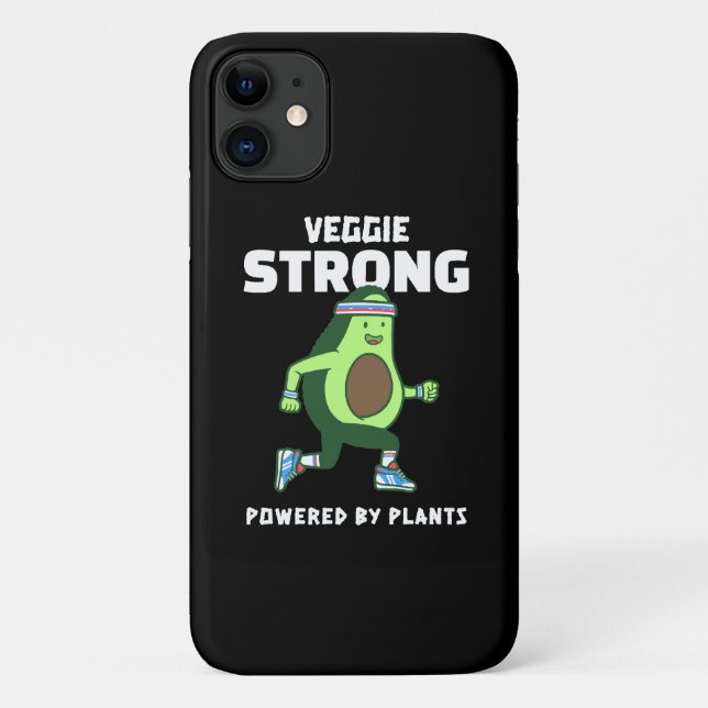 Coques Case-Mate iPhone Veggie Strong, Alimenté par les plantes (Dos)