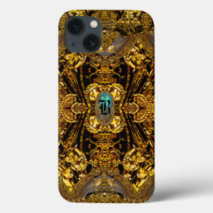 iPhone 13 Coque Velgeorge Romantic Élégant Monogramme