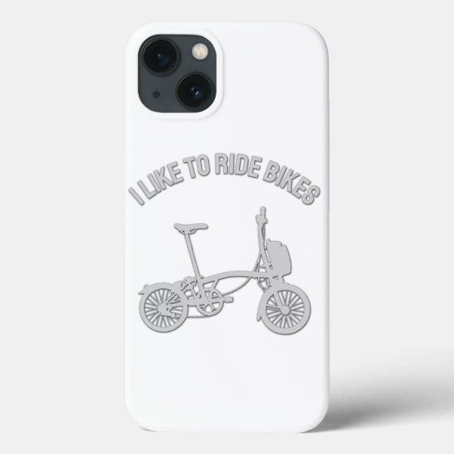 Coques Case-Mate iPhone Vélo cool Design - I Like Ride Bikes (Verso)