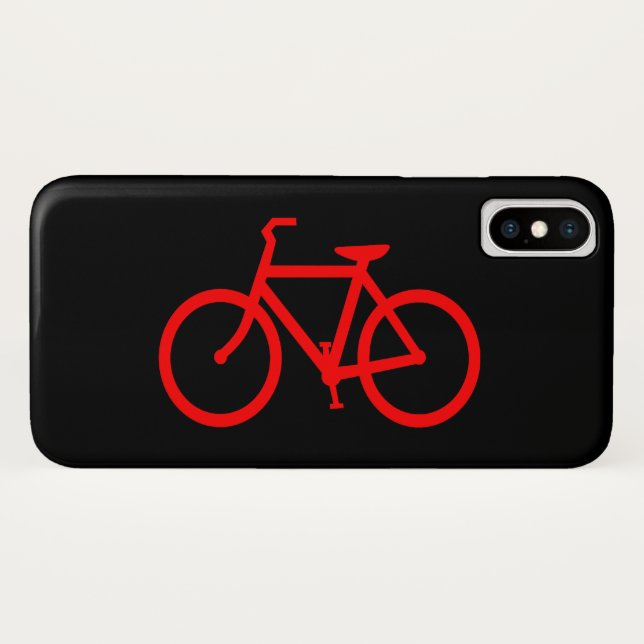 Coques Case-Mate iPhone Vélo Rouge (Dos (Horizontal))