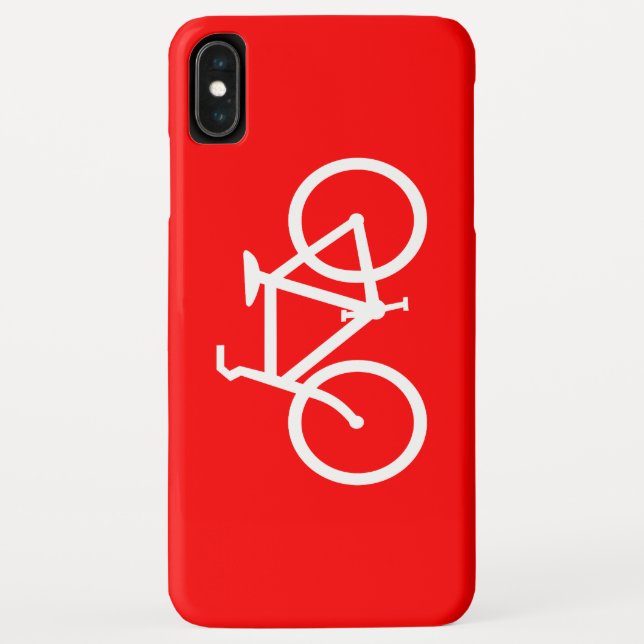 Coques Case-Mate iPhone Vélo rouge et blanc (Dos)