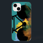 Coque Pour iPhone 14 Vélo, vélo ; vélo / vélo<br><div class="desc">Un graffiti cool style vélo illustration numérique. Vous pouvez utiliser le bouton "customiser" pour changer la couleur arrière - plan rouge</div>