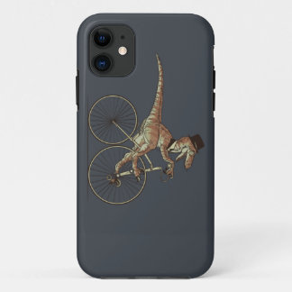 Coque Case-Mate iPhone Velociraptor de monsieur montant un Unicicyle