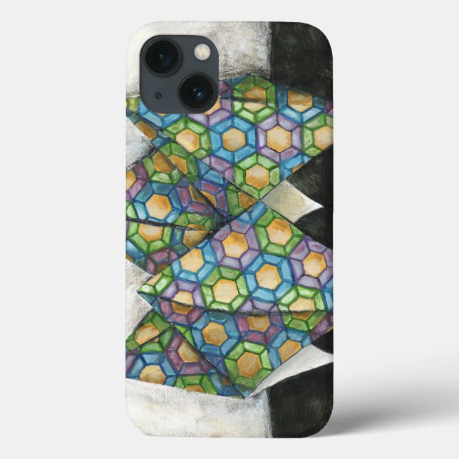 Coques Case-Mate iPhone Vendeur Origami Fortune sur papier géométrique (Verso)