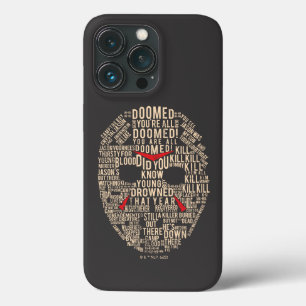 Case-Mate iPhone Case Vendredi 13   Masque de hockey typographique