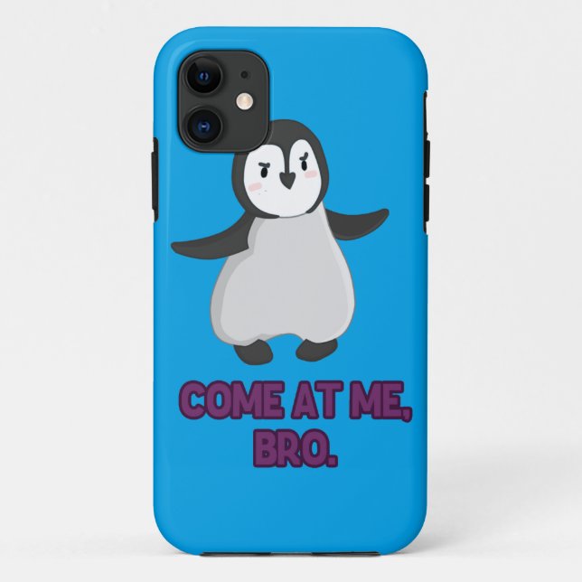 Coques Case-Mate iPhone Venez à moi, pingouin de Bro (Dos)
