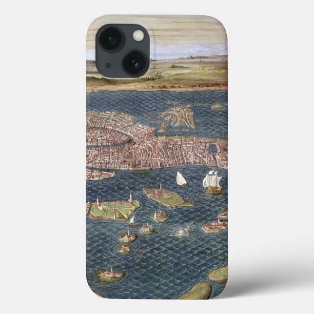 COQUES Case-Mate iPhone VENICE : MAP, 16TH CENTURY (Verso)