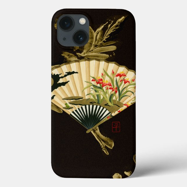 Coques Case-Mate iPhone Ventilateur oriental criblé au design floral (Verso)