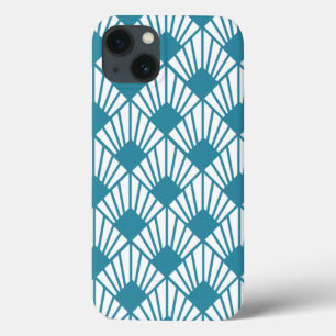 Case-Mate iPhone Case Ventilateurs Turquoises Art déco
