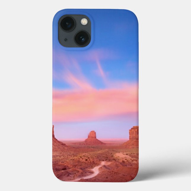 Coques Case-Mate iPhone Vents forts sur la vallée du désert (Verso)