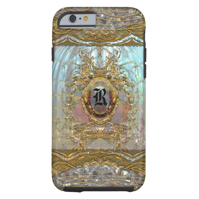 Coques Case-Mate iPhone Veraspeece 6/6   sMerci Monogramme baroque (Dos)