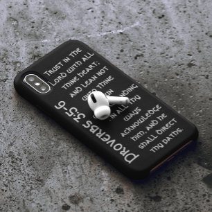 Case-Mate iPhone Case Verbes noirs modernes Bible Verbe