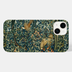 Coque Case-Mate iPhone VERDURE, FOREST ANIMALS Fox, Pheasant, Vert Floral