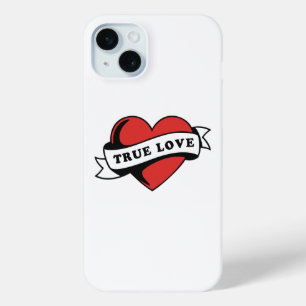 Coque Case-Mate iPhone Véritable amour Tatouage Coeur Design romantique