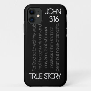 Coque iPhone 11 Véritable cas de l'iPhone 5 de 3h16 de John de