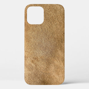 Case-Mate iPhone Case Véritable peau de lion : texture fourrure