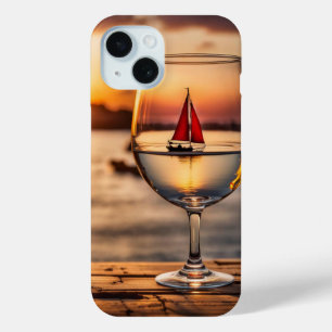 Coque Case-Mate iPhone Verre à vin avec voilier