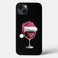 Verre à vin rouge Noël drôle de Noël Xmas