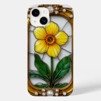 Verre Artistique Coloré avec Fleur Vibrante