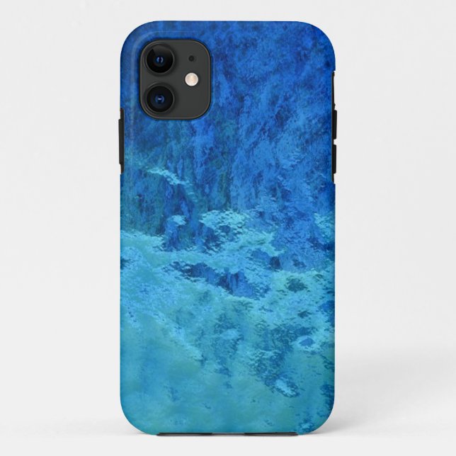Coques Case-Mate iPhone Verre bleu Aqua (Dos)