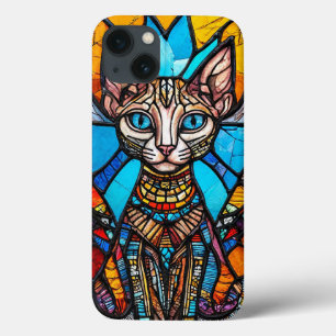 Case-Mate iPhone Case Verre coloré chat mignon vitrail