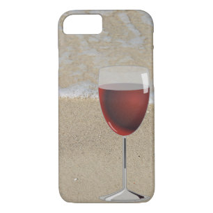 Case-Mate iPhone Case Verre rouge sur la plage