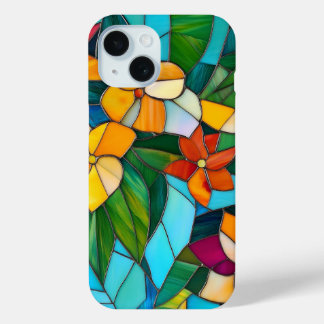 Coque Case-Mate iPhone Verre Tiré Floral Nature Art Téléphone Case Cadeau