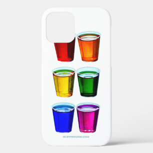Case-Mate iPhone Case Verres à shot de SlipperyJoe's six tasses disposée