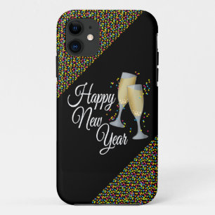Coques Pour iPhone Verres de la bonne année I Champagne