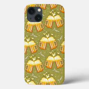 Coques Pour iPhone Verres de motif de bière