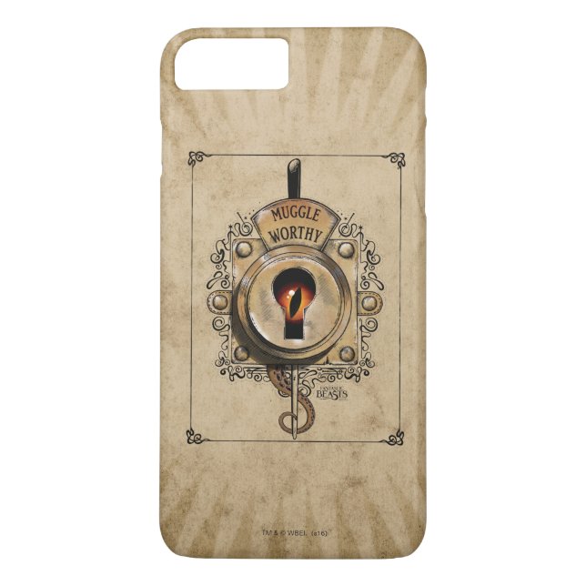 Coques Case-Mate iPhone Verrouillage MUGGLE WORTHY™ (Dos)