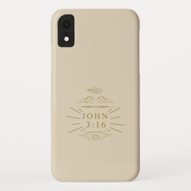 Coques Case-Mate iPhone Vers de bible de John 3v16 (Dos)