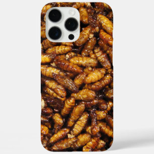 Coque iPhone 16 Pro Max Vers de soie frits ... Restauration de rue Thaï