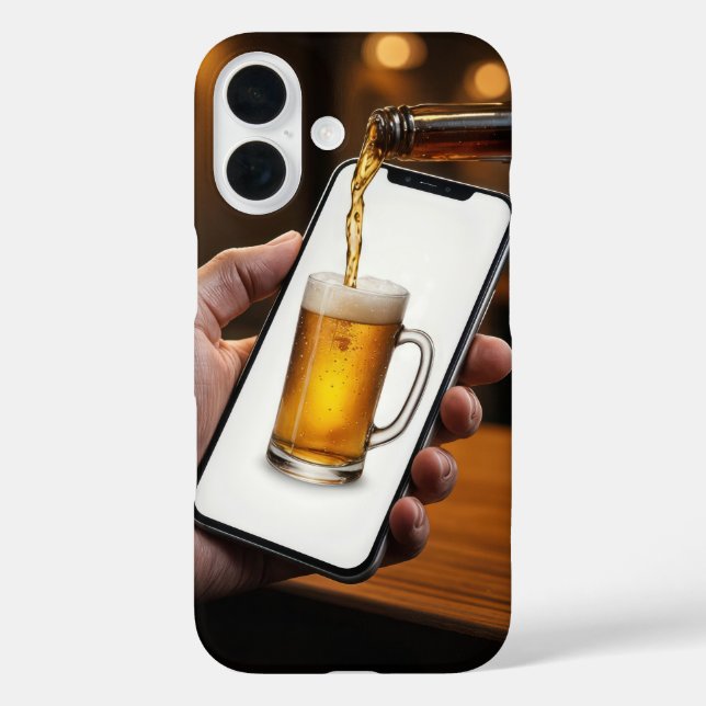 Coques Case-Mate iPhone Verser de la bière dans une bouteille de bière de  (Verso)