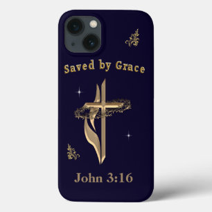 Case-Mate iPhone Case Verset biblique sauvé par Grace