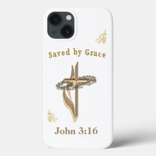 Case-Mate iPhone Case Verset biblique sauvé par Grace