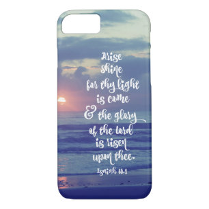 Etui iPhone Case-Mate Verset de la Bible d'Isaïe avec lever du soleil