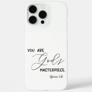 Coque iPhone 16 Pro Max Verset de la Bible moderne