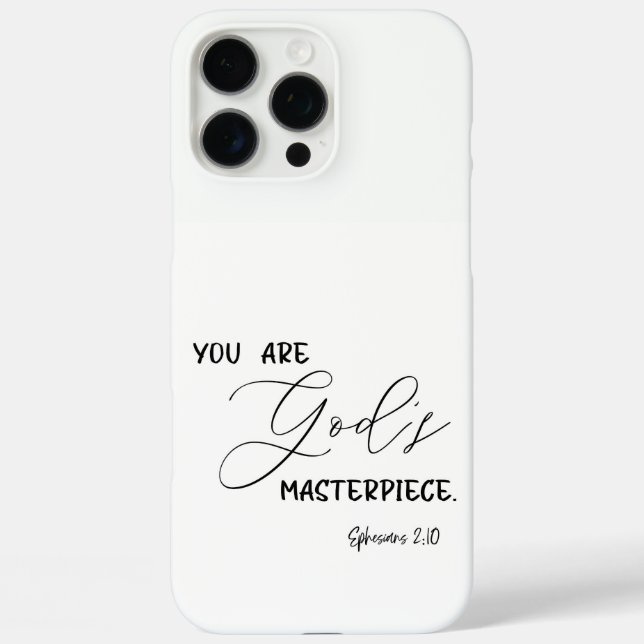 Coques Case-Mate iPhone Verset de la Bible moderne  (Verso)