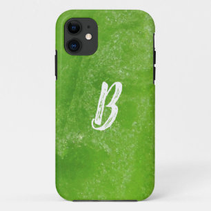 Case-Mate iPhone Case Vert Beach Verre de mer Monogramme Minimal Simple