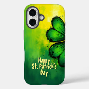 Coque Pour iPhone 16 Vert, Bonheur & Joie - Bonne Saint-Patrick !