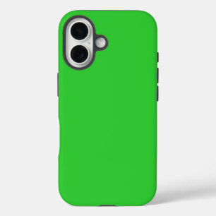 Coque Pour iPhone 16 Vert Citron Résistant