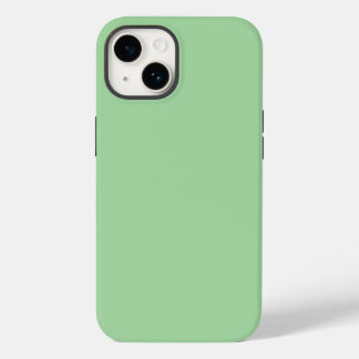 Coque Case-Mate iPhone Vert clair, couleur pastel solide, oreiller à lanc