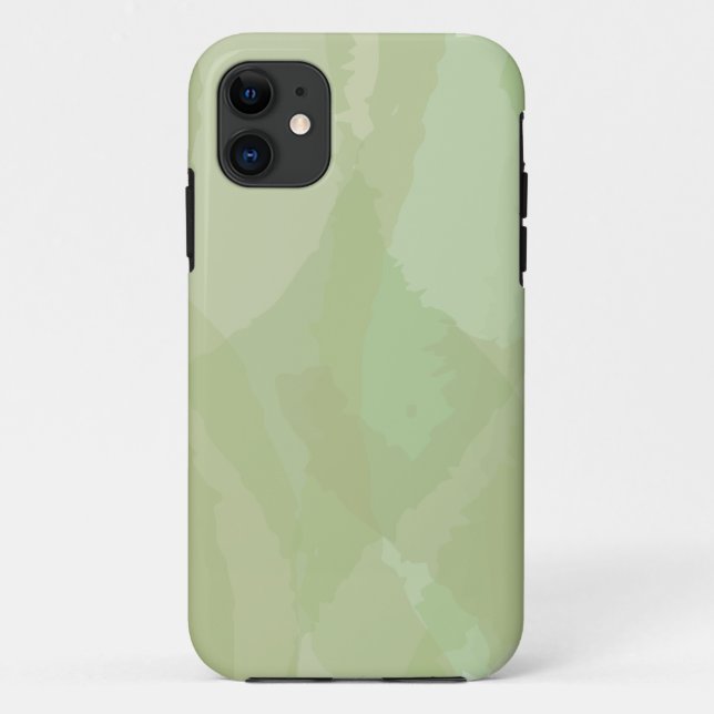 Coques Case-Mate iPhone Vert, cool, aquarelle tendance motif abstrait (Dos)