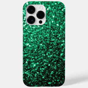 Coques Pour iPhone Vert émeraude paillettes scintillantes